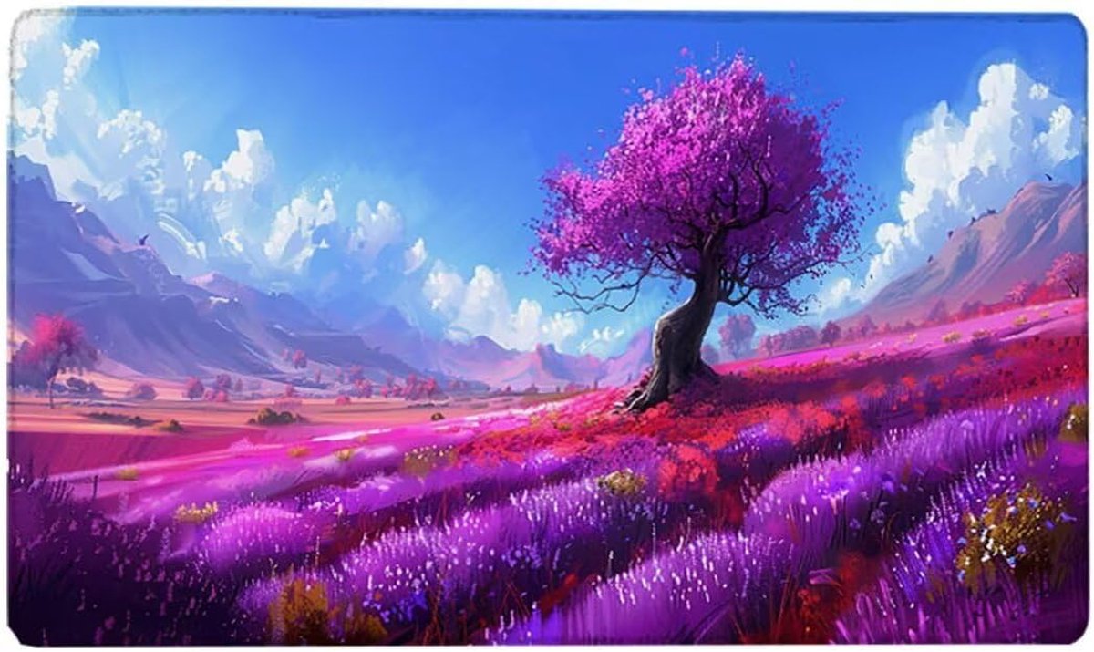 Gaming Muismat - Bureau Onderlegger - Snel Gamen - Verbeterde Precisie - 100x50 cm - Paars