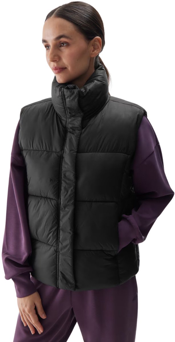 4F Vest Dames Zwart - Maat XL