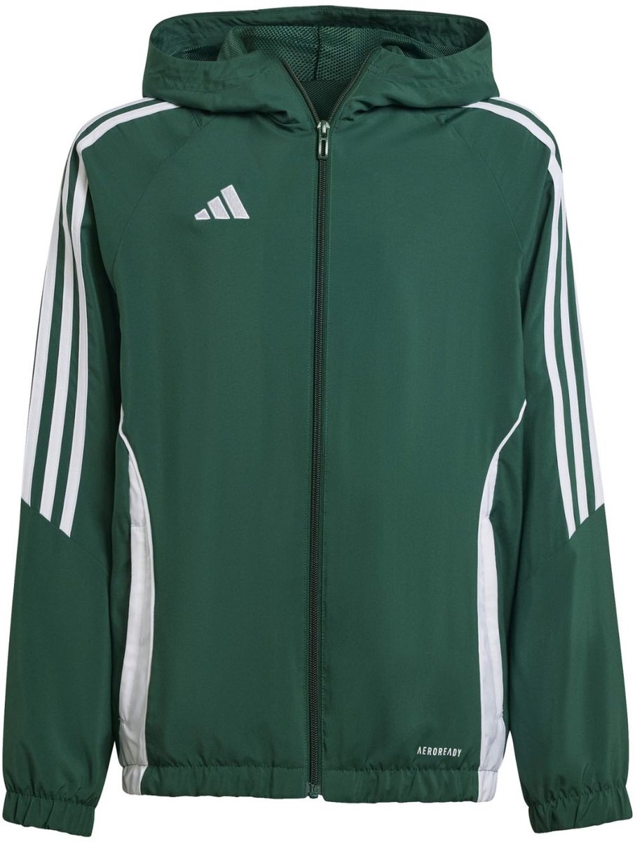 adidas Jas Kinderen Tiro 24 Groen - Maat 128cm