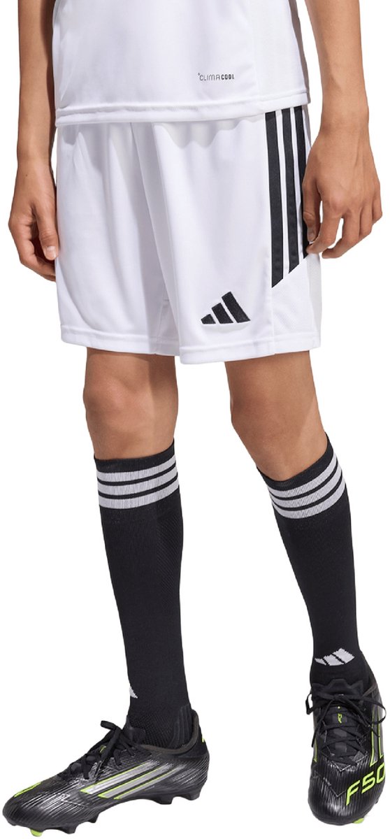 adidas Short Kinderen Tiro 26 League Wit-Zwart - Maat 116cm