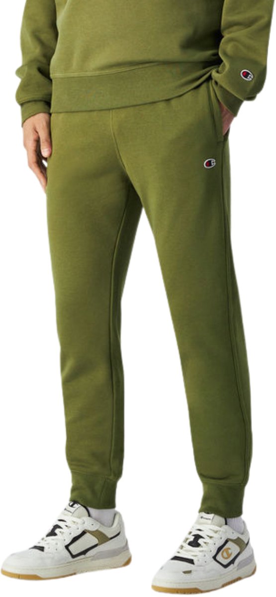 Champion Broek Heren Rib Cuff Pants Olijfgroen
