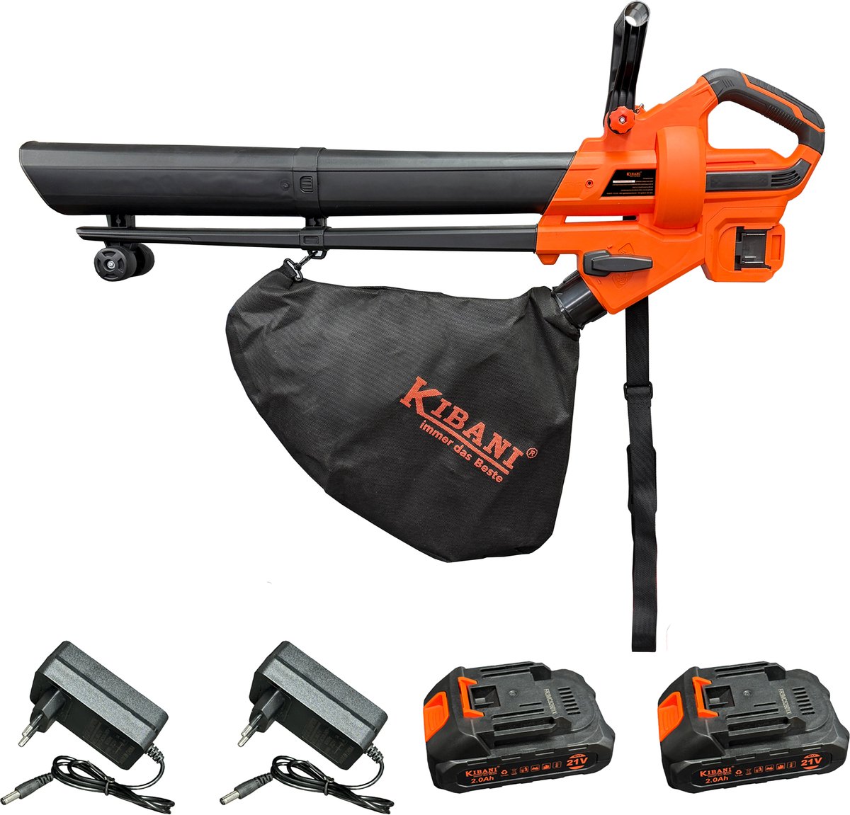 Kibani 3-in-1 Accu Bladblazer en Zuiger