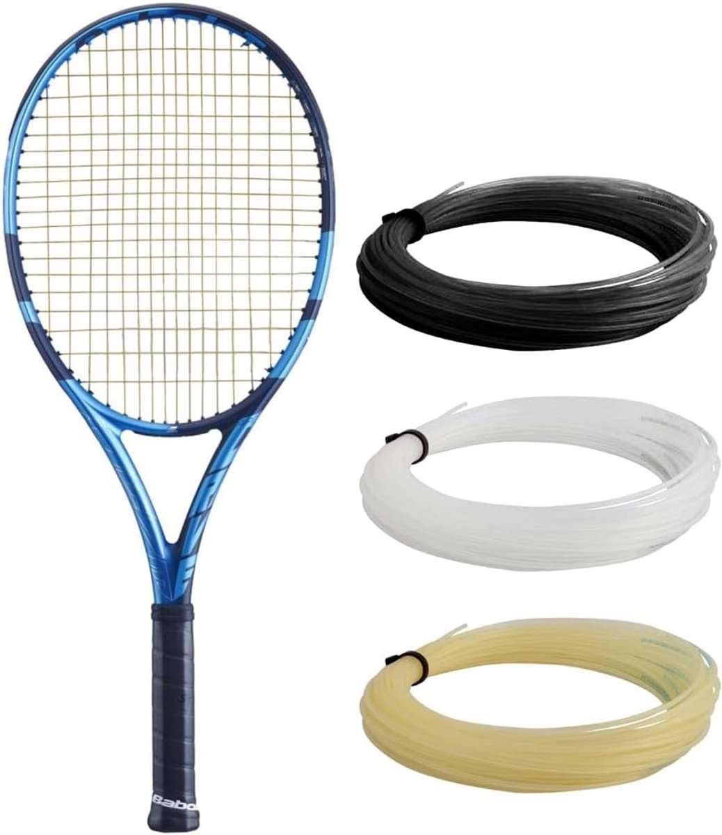 Tennis Racket - Sportuitrusting - Sporten - Grafiet Frame - 4 5/8" Grip - Zwart