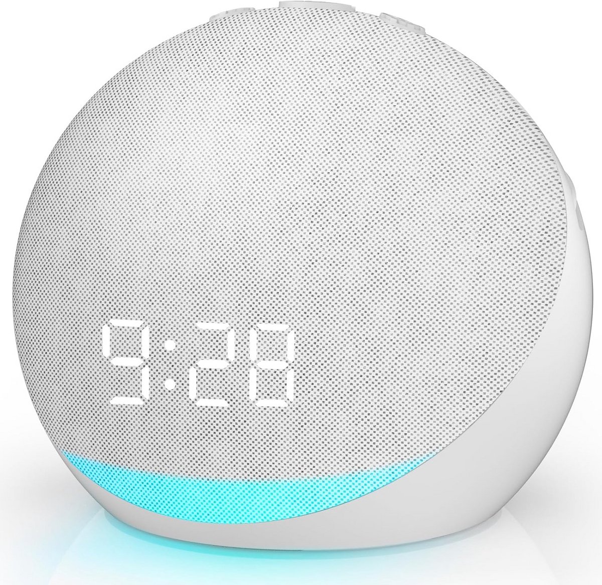Wekker met 25 Natuurgeluiden, Bluetooth Speaker, Nachtlamp en Timer