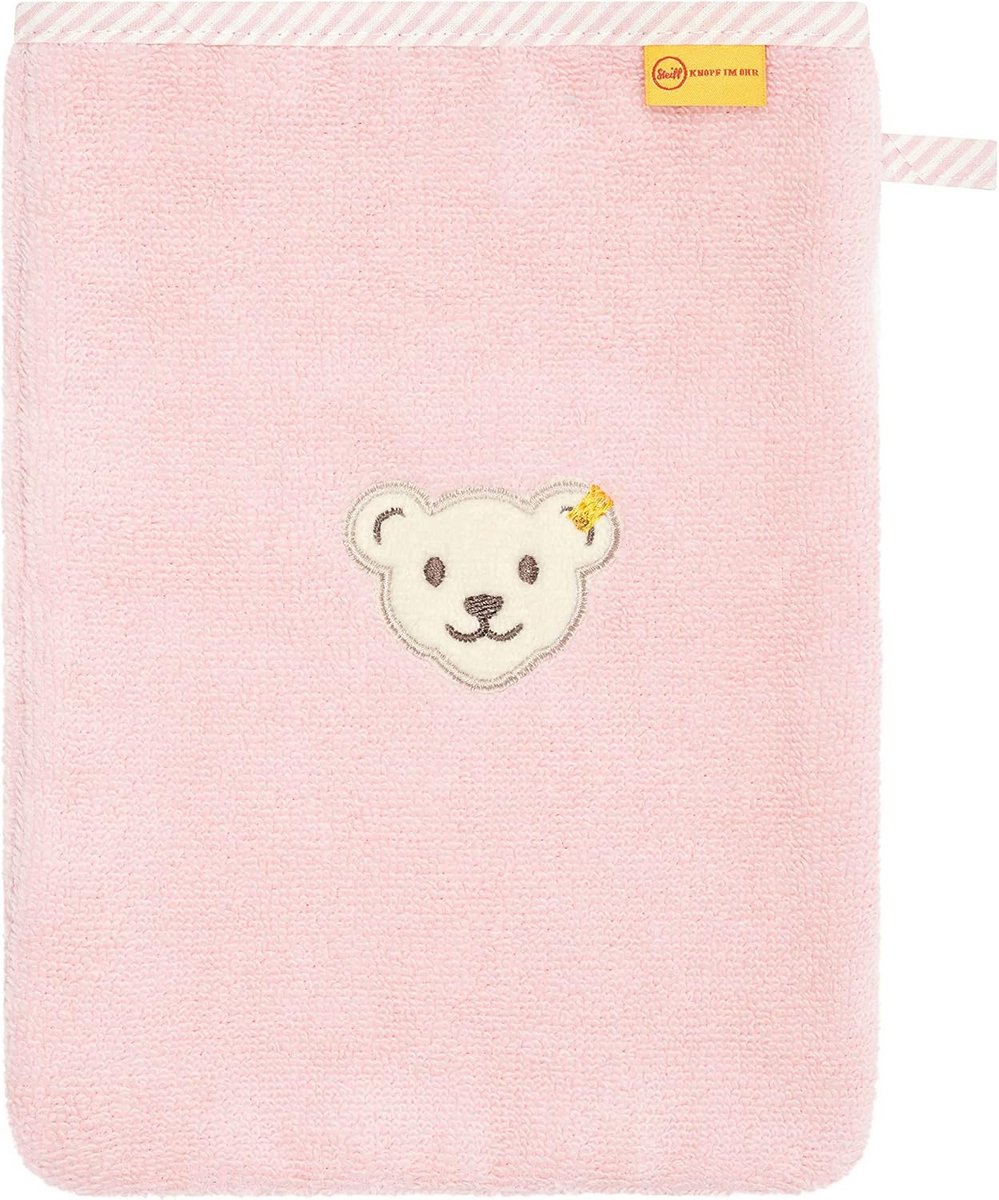 Zacht Roze Waschandje voor Kinderen en Baby's - Knuffelzachte Badstof