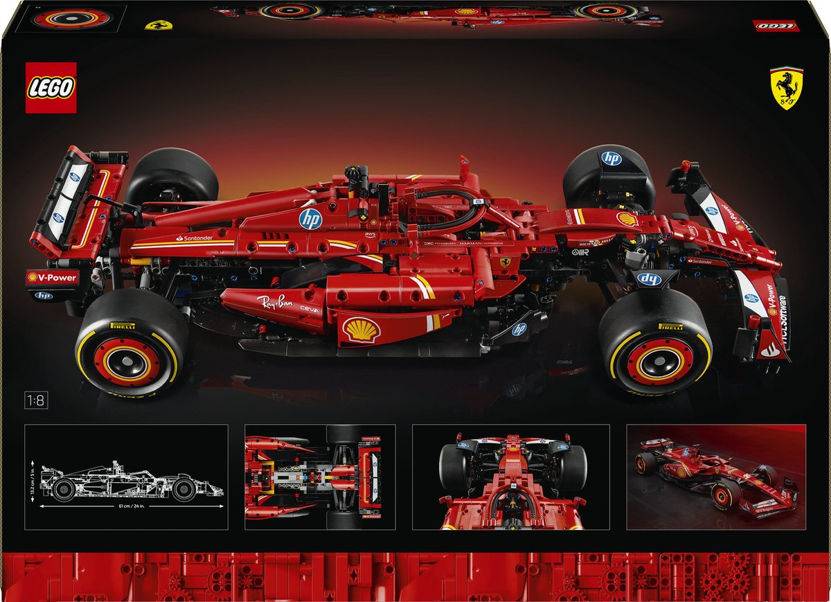 LEGO Technic - Ferrari SF-24 F1 auto - 42207 — afbeelding 14