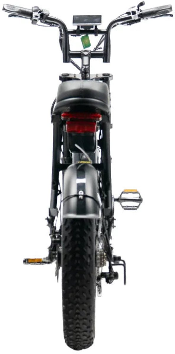 OUXI V8 Max Fatbike - dubbele accu - 120 km actieradius - 20 inch - zwart - afbeelding 3