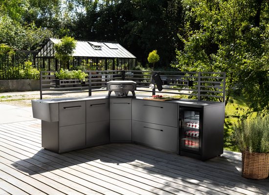 Cozze® Elements Koelkast - Outdoor Koelkast - 60L - Glazen Deur - LED Verlichting - 3–10°C - Voor Buitenkeuken & Terras van Cozze — afbeelding 5