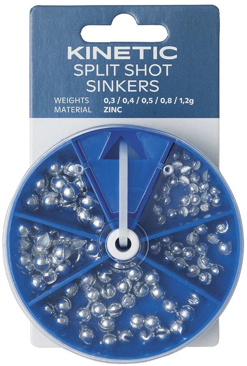Kinetic F667 Gespleten Loodhagel Zilver 0.3/0.4/0.5/0.8/1.2 g