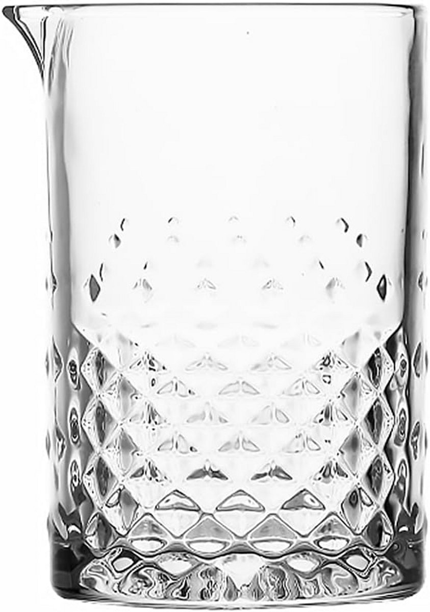 Kristallen Cocktail Mengglas 700 ml met Dikke Bodem en Schenktuit