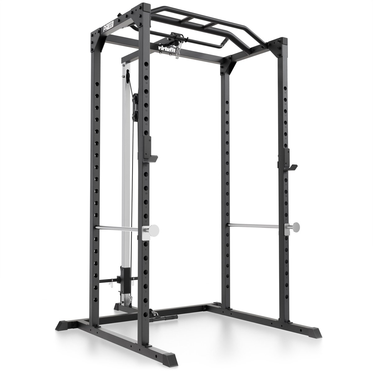 VirtuFit PR100 Power Rack met Lat Attachment - Squat Rack