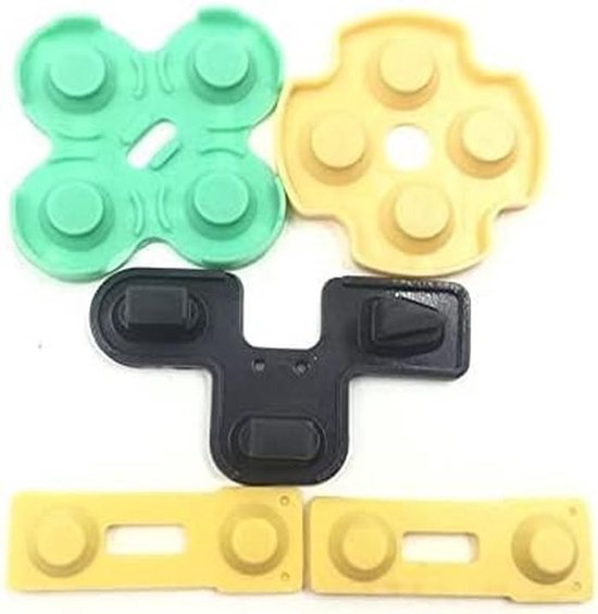 Vervangende Rubber Knoppen voor PS2 Controller - Geleidende Pads van Merkloos — afbeelding 2