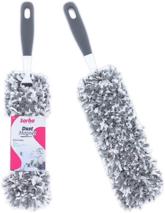 Sorbo Dust Magnet Duster – Wasbare Microvezel Stoffer – Herbruikbare Duster – Voor Stofvrij & Stralend Schoon Resultaat