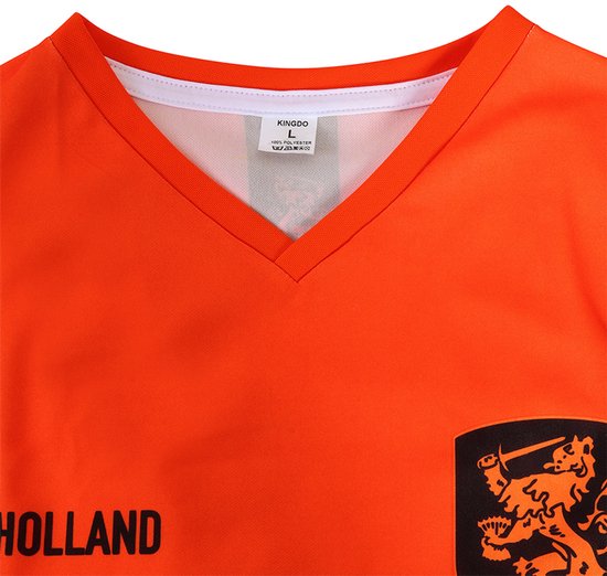 Maillot de football de Nederlands Elftal Domicile - Coupe du monde 2022 - Maillot Oranje - Maillots de Maillots de football Enfants - Garçons et Filles - Maillots T-shirts de sport - Adultes - Hommes et femmes-L