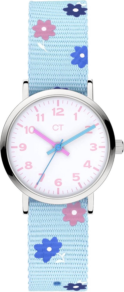 Kind horloge met comfortabele nylon band - Tijdloos Polshorloge voor Jongens en Meisjes