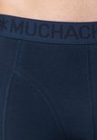 Donkerblauwe Muchachomalo boxershort met subtiele logoband en stiksels.