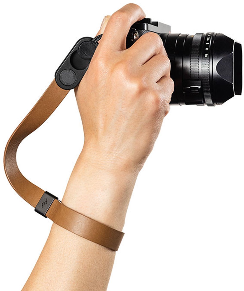 Peak Design Cuff Leather Camera Strap Wrist Tan