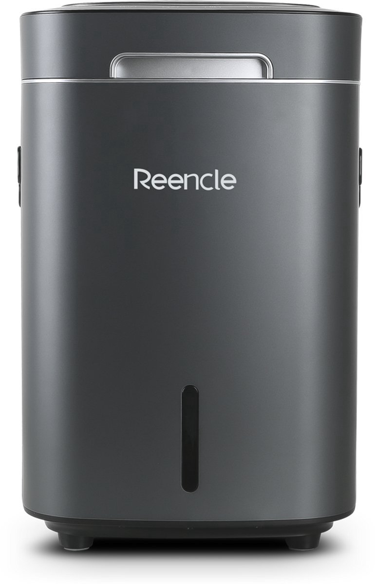 Reencle Compostmachine Prime - Compost Machine met Microben voor Keuken - 14 Liter - Compostmaker - Maak thuis compost van voedselafval - Composteerbak - Keukencomposteerbak - Carbon Grijs
