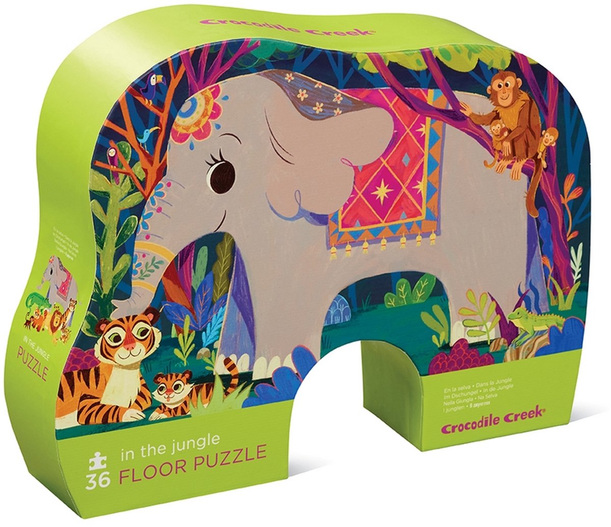 Crocodile Creek 36-stuks puzzel/In de jungle.