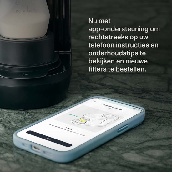 Tommee Tippee Perfect Prep apparaat - Baby Fles Maker voor flessenvoeding - antibacterieel waterfilter - app-ondersteuning van Merkloos — afbeelding 5