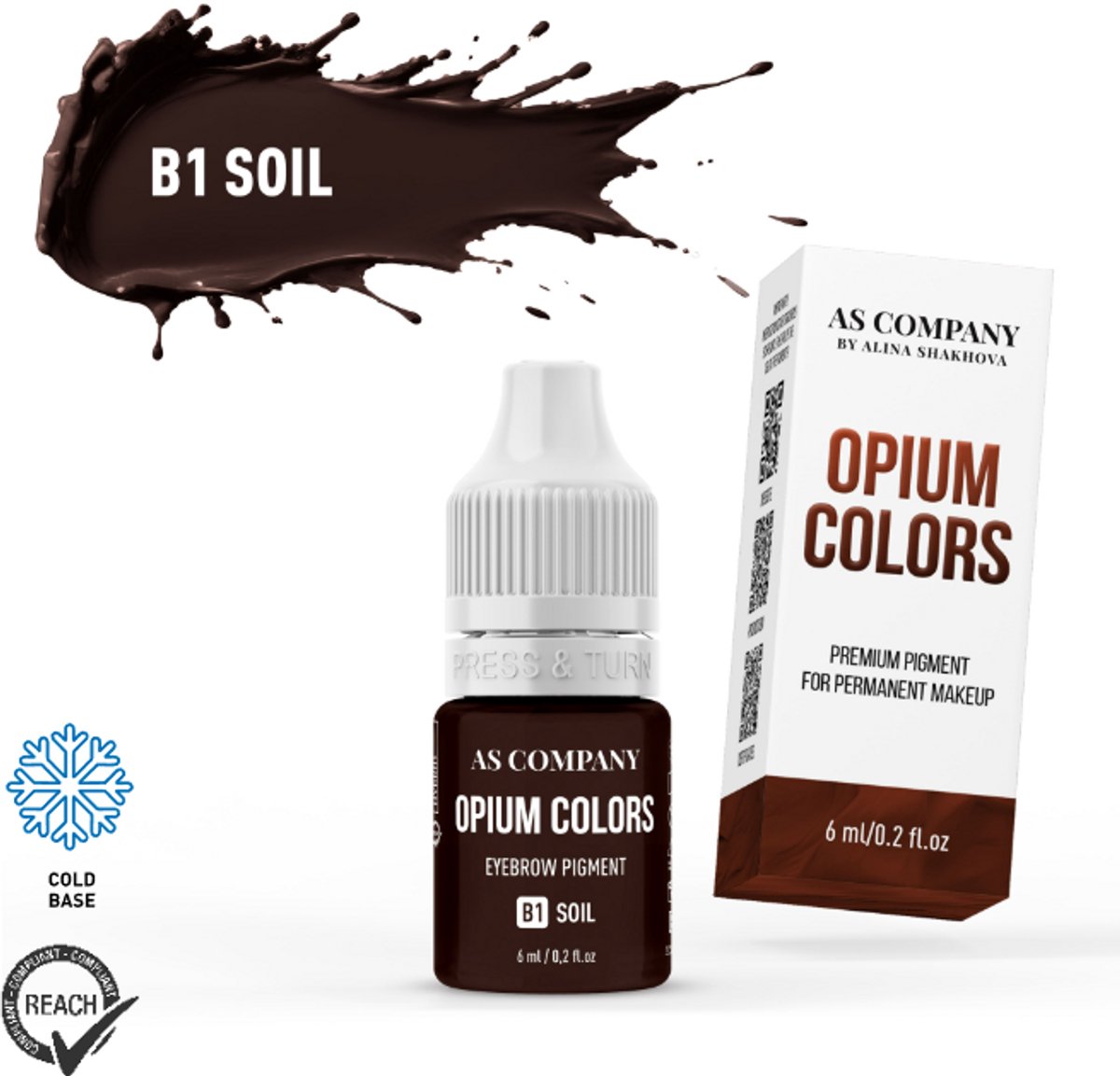 ASCompany Opium Colors B1 Soil 6 ml – Brow Pigment
