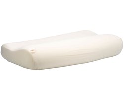 TEMPUR-FIT™ Kussensloop voor Original Queen, Symphony en ErgoPlus Hoofdkussens - tot 65 cm breed - Stretch Jersey - Crème