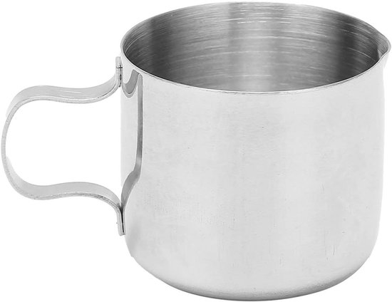 Melkkannetje 30 ml RVS Melkbeker voor Latte Art, Espresso, Cappuccino - Creëer perfect
