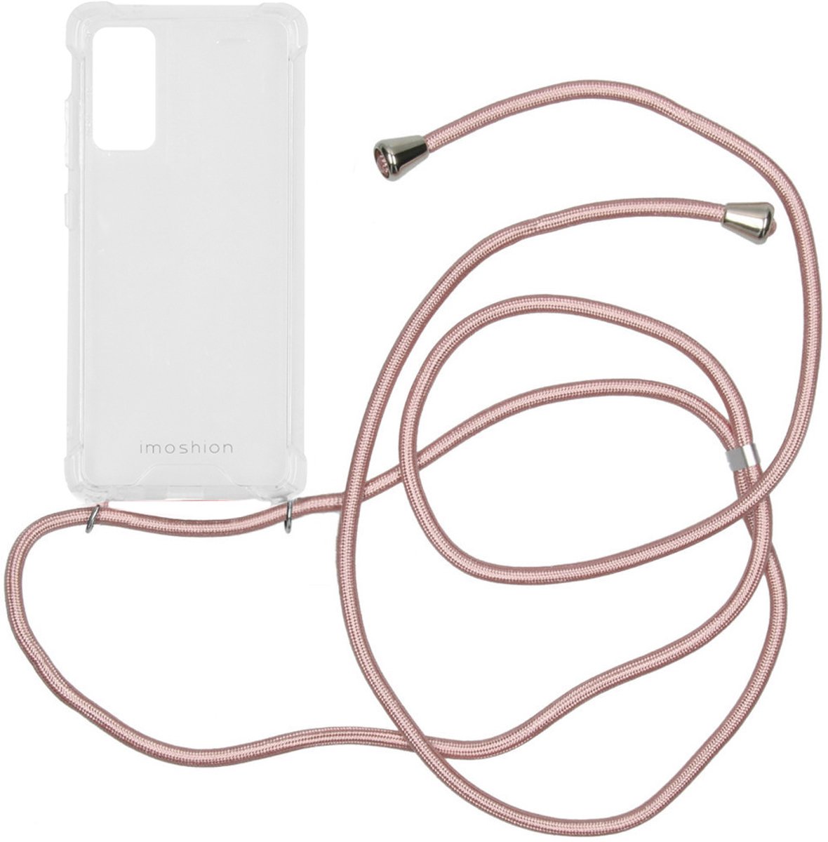 imoshion Hoesje - Geschikt voor Samsung Galaxy S20 FE - Backcover met koord - Rosé Goud