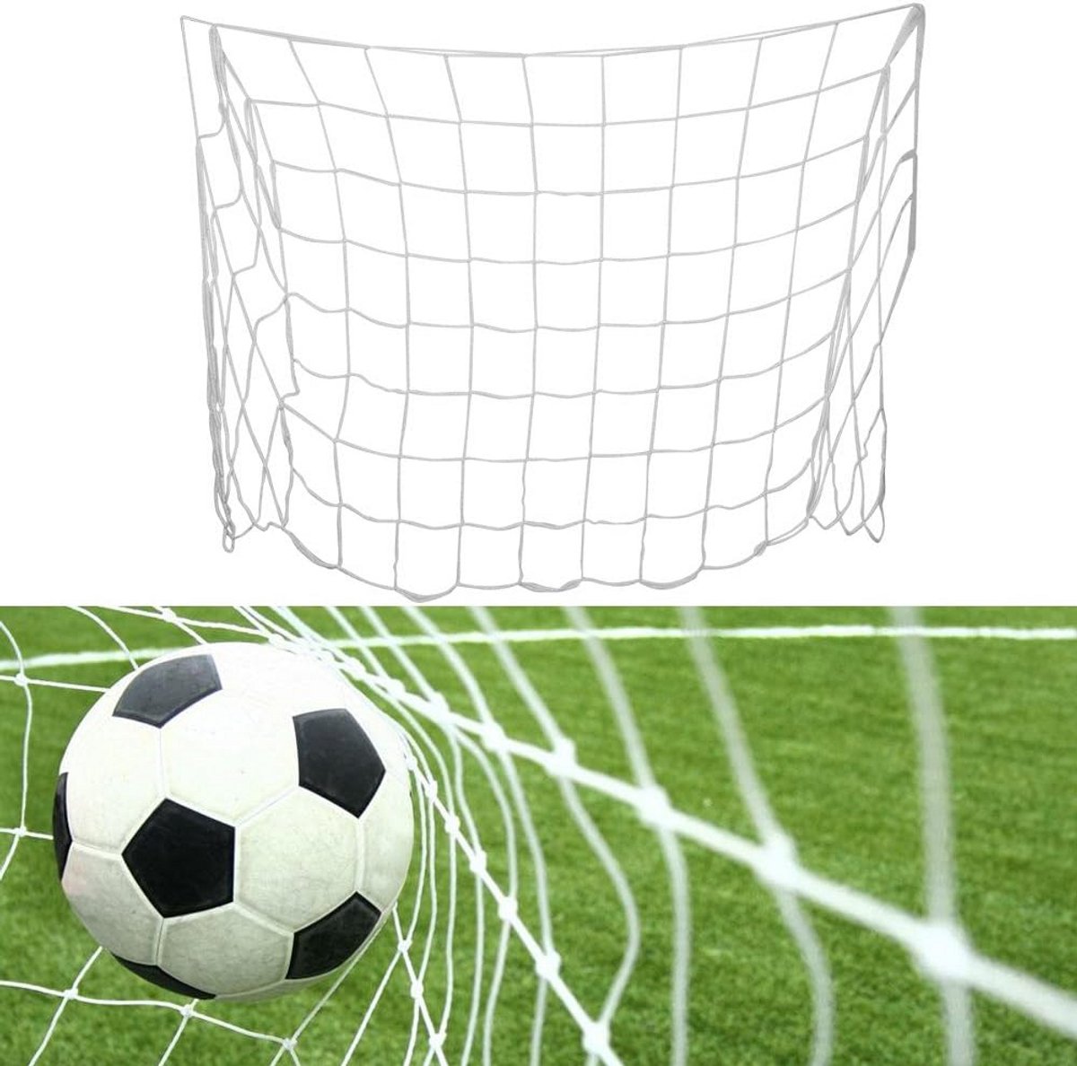 Voetbaldoel Net Vervanging - Duurzaam en Weerbestendig Net 1.2 x 0.8m