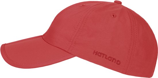 Hatland Clarion - Casquette de baseball - Casquette pliable - Casquette d'été - Casquette UV - Rouge - Taille unique
