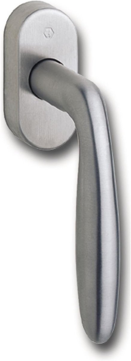 Raamkruk Verona Vierkant 7x35mm Geanodiseerd Zilver