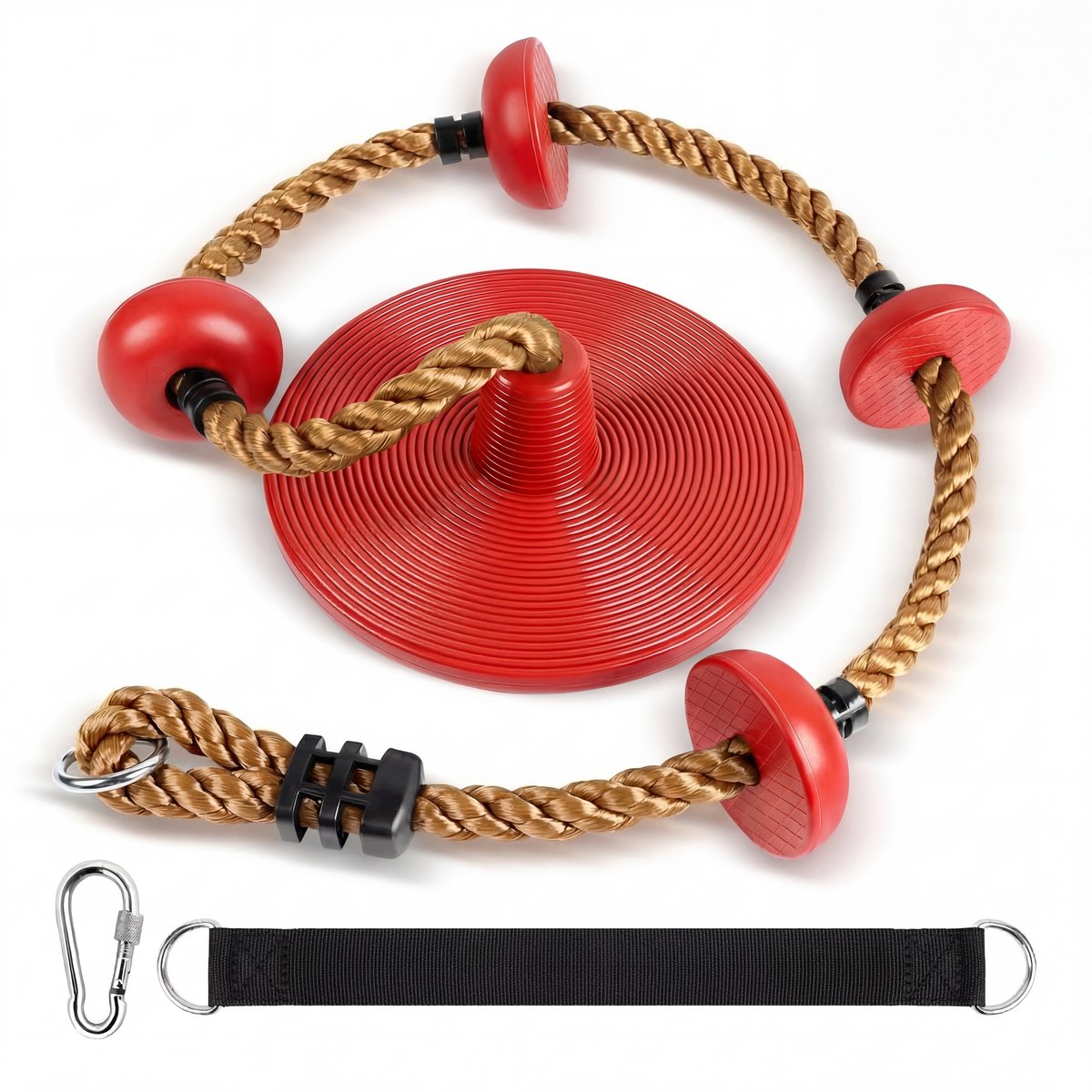 Touwspelset LK824 - Klimtouw met handgrepen voor de speeltuin