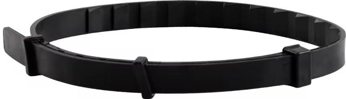 ETSELLS Halsband Hond Zwart – Verstelbare Hondenhalsband tot 62 cm – Waterbestendig, Lichtgewicht en Duurzaam – Inclusief Verzorgingskam