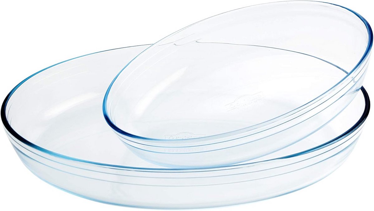 Ovenschaal Rechthoekig van Borosilicaatglas - Geschikt voor Oven en Vriezer