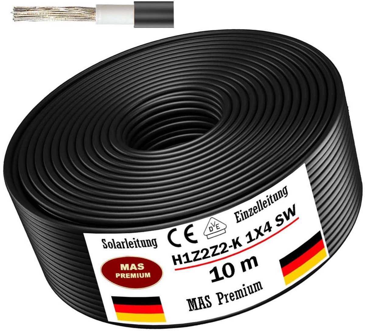 UV-bestendige Solar Kabel H1Z2Z2-K voor Zonnepanelen - Verschillende Lengtes en Kleuren