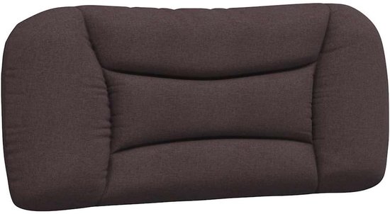 vidaXL - Bedframe - zonder - matras - "Hvar" - 90x200 - cm - stof - donkerbruin