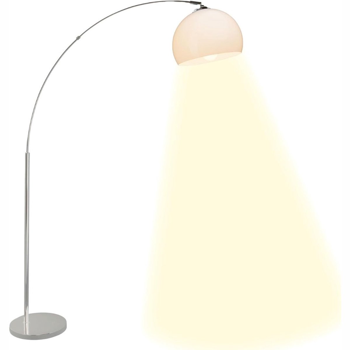 MIRA® Booglamp - Woonkamer Booglamp - Eetkamer Booglamp - Wit - 12cm x 48cm x 66cm