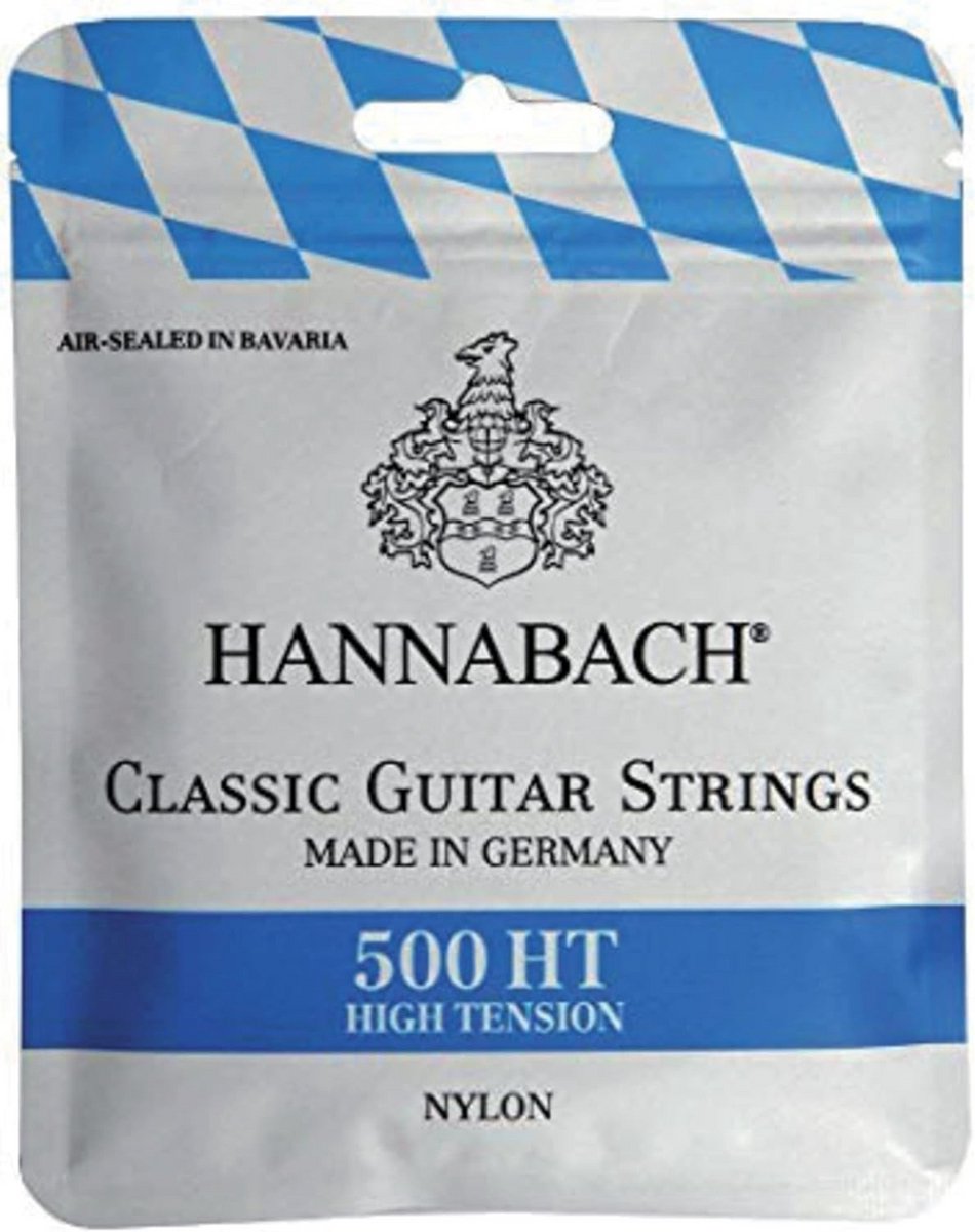 Klassieke Gitaarsnaren Set – Hoge Spanning – Nylon & Verzwaarde Bas
