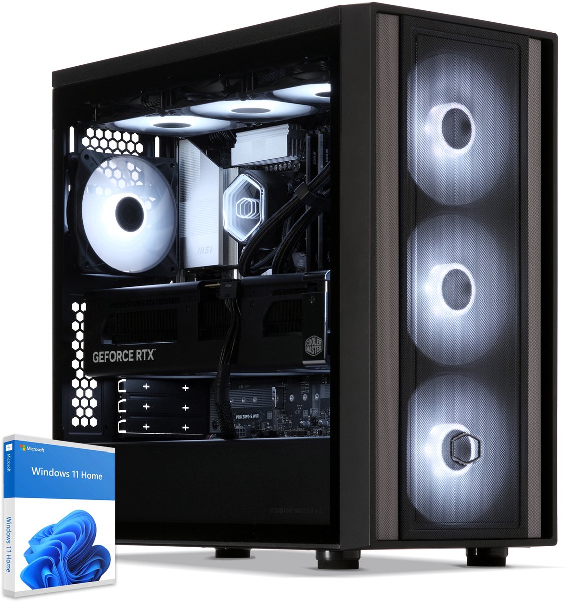 Sedatech Pro Gaming PC Waterkoeling Performance ATX • Intel i9-12900KF 16x 3.2GHz • Geforce RTX5080 • 32Gb DDR5 • 2Tb SSD M.2 • WiFi • Bluetooth, USB C • Windows 11 • Desktop computer