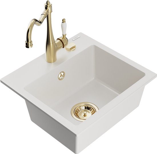 Pure.Sink Prestige inzetbak voor spoelbak Goud PPGCL40-60