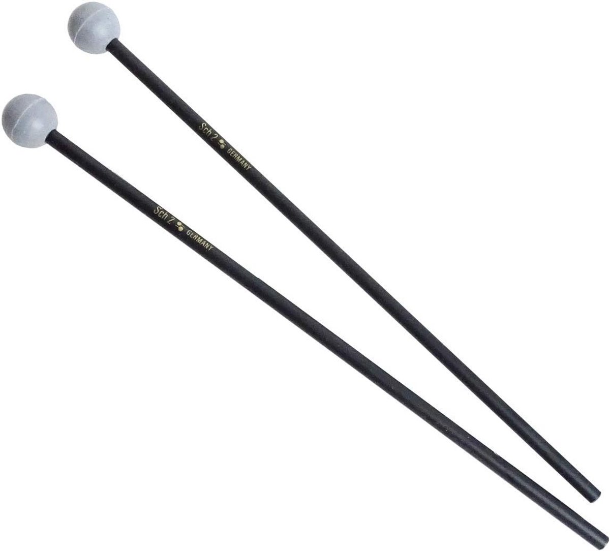 Middelharde rubberen hoofdslagel voor klokkenspel - 26 cm, 20 mm kopdiameter