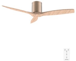 Cecotec Plafondventilator EnergySilence Aero 5400 Classic 40W Ø132cm Goud Hout 6 Snelheden