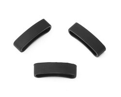 KARZO - Geschikt voor SUUNTO CORE siliconen horlogeband beveiligingshouder, horlogeband lusring, 3 stuks voor horlogemaker mannen vrouwen