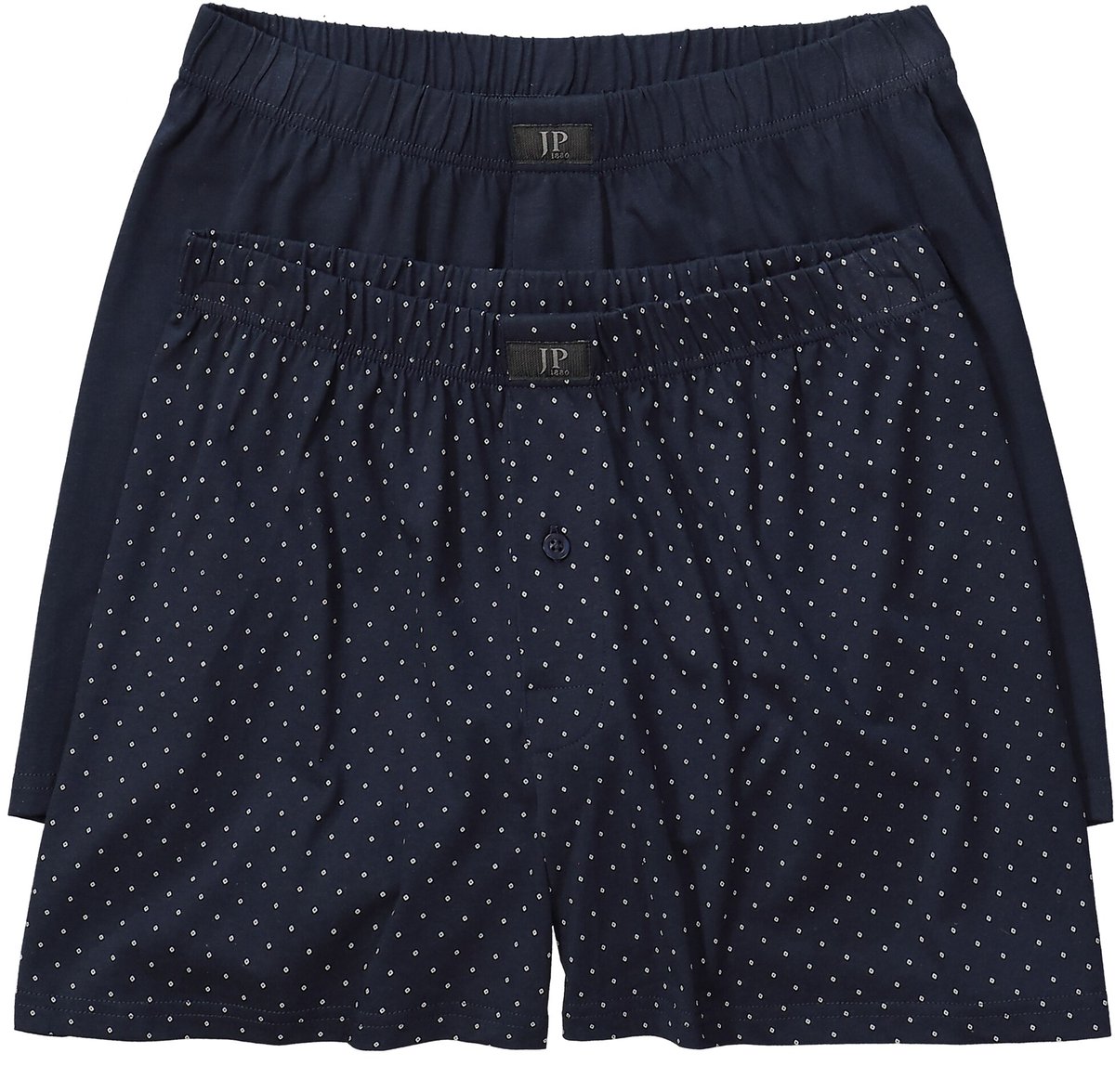 JP 1880 - Heren - Boxershorts FLEXNAMIC® set van 2 onderbroek - Navy blauw - Maat L