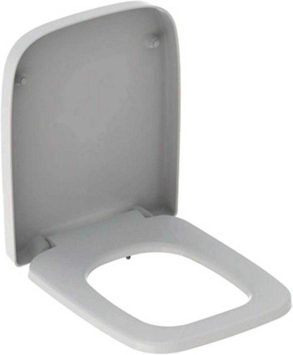 Toiletbril met Deksel en Softclose | Rechte Vorm | Duurzaam Duroplast