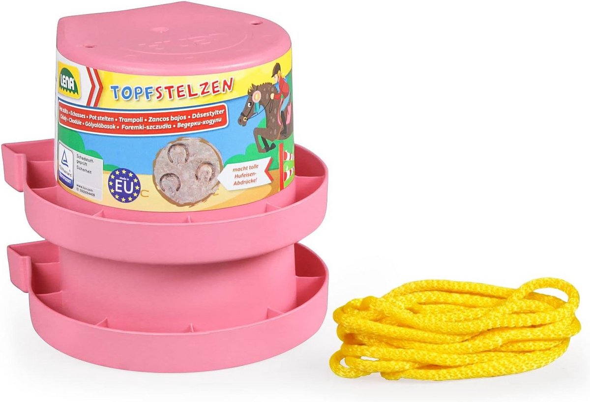 Hoefijzer Stelten Roze voor Kinderen - Oefenen Balans en Behendigheid