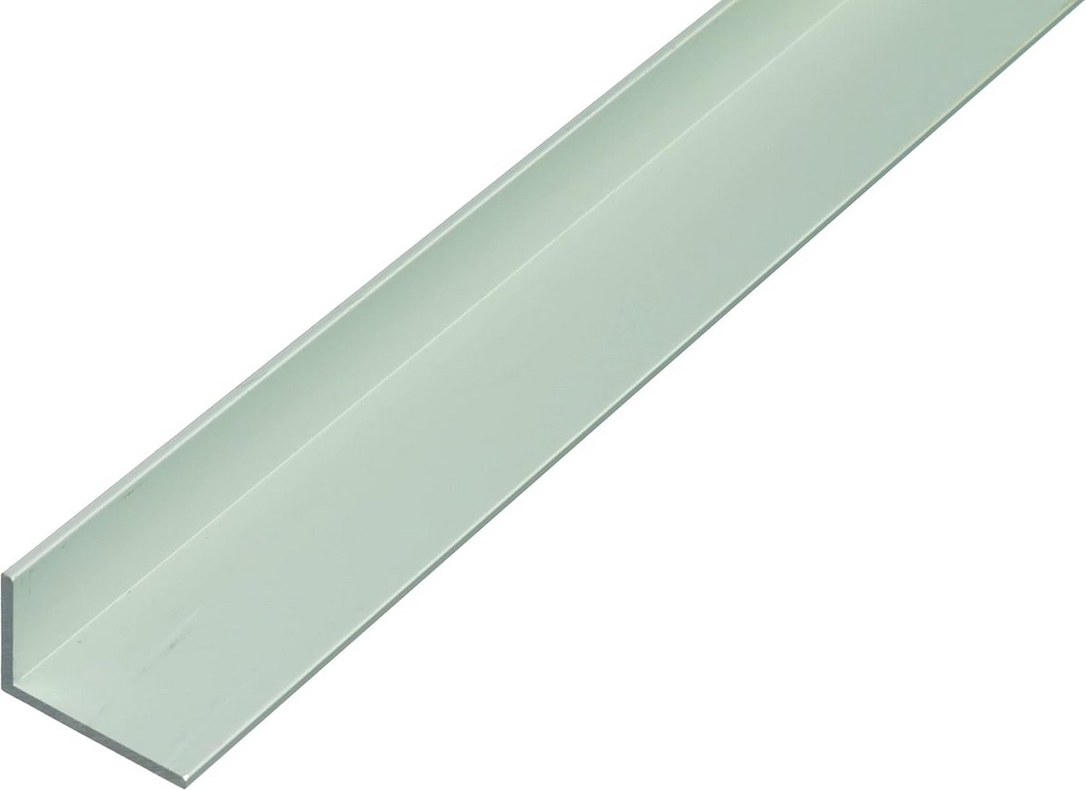 Aluminium Hoekprofiel Zilver Geanodiseerd 1000 x 22.8 x 19 mm - Doe Het Zelf & Afwerking