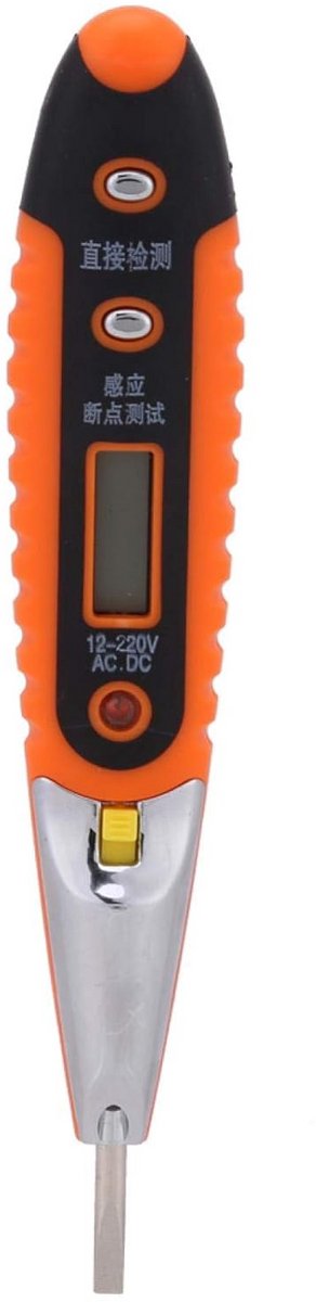 Digitale Spanningstester Pen 12-220V AC/DC Testpen met LED-Display