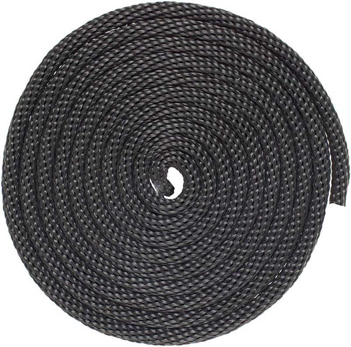 Stevig Gevlochten Nylon Touw 3/8 Inch Zwart - Duurzaam en Weerbestendig