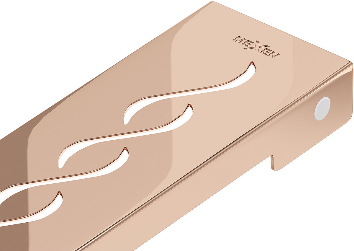 Mexen Flat M18 afdekplaat voor lineaire afvoer 80 cm, roze goud - 1623080